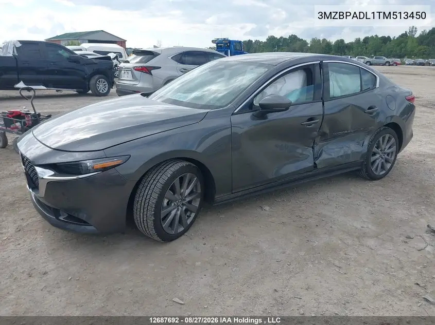 2026 MAZDA 3 VIN 3MZBPADL1TM513450 — фото 6