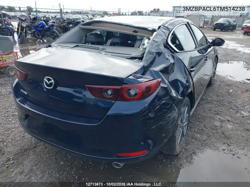 2026 MAZDA 3 VIN 3MZBPACL6TM514238 — фото 4