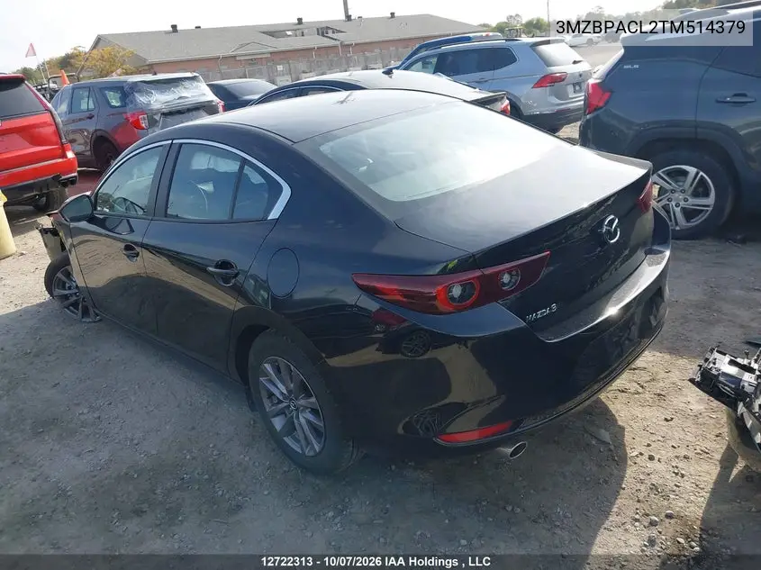 2026 MAZDA 3 VIN 3MZBPACL2TM514379 — фото 3