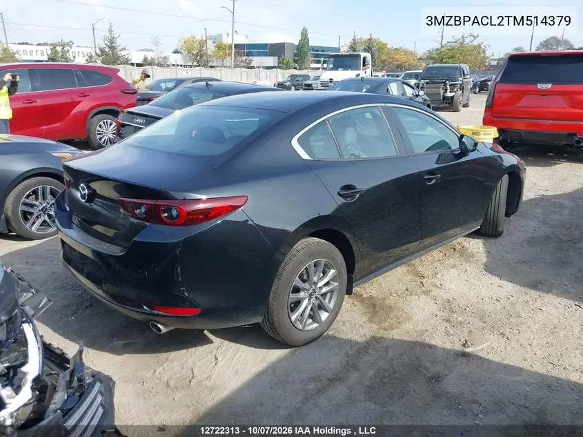 2026 MAZDA 3 VIN 3MZBPACL2TM514379 — фото 4