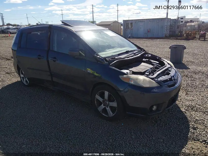 MAZDA 5 2006, VIN JM1CR293660117666