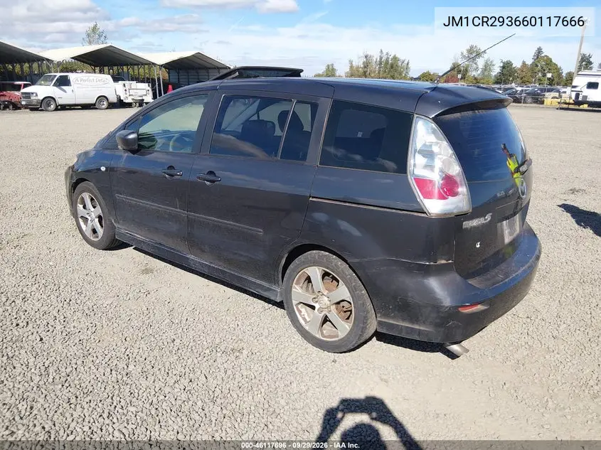 2006 MAZDA 5 VIN JM1CR293660117666 — фото 3
