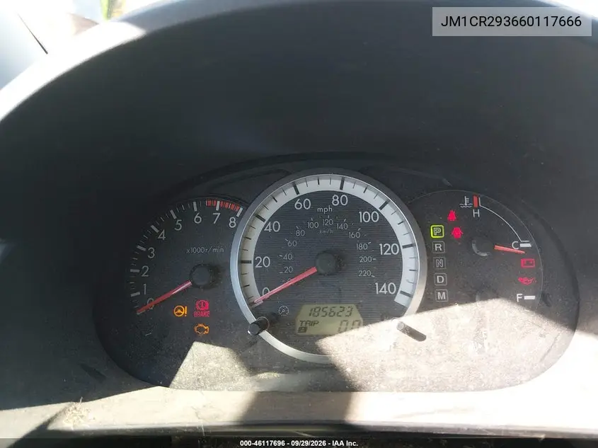 2006 MAZDA 5 VIN JM1CR293660117666 — фото 7
