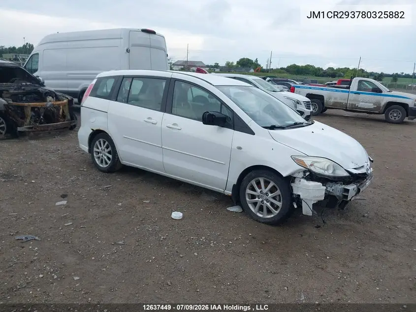 MAZDA 5 2008, VIN JM1CR293780325882