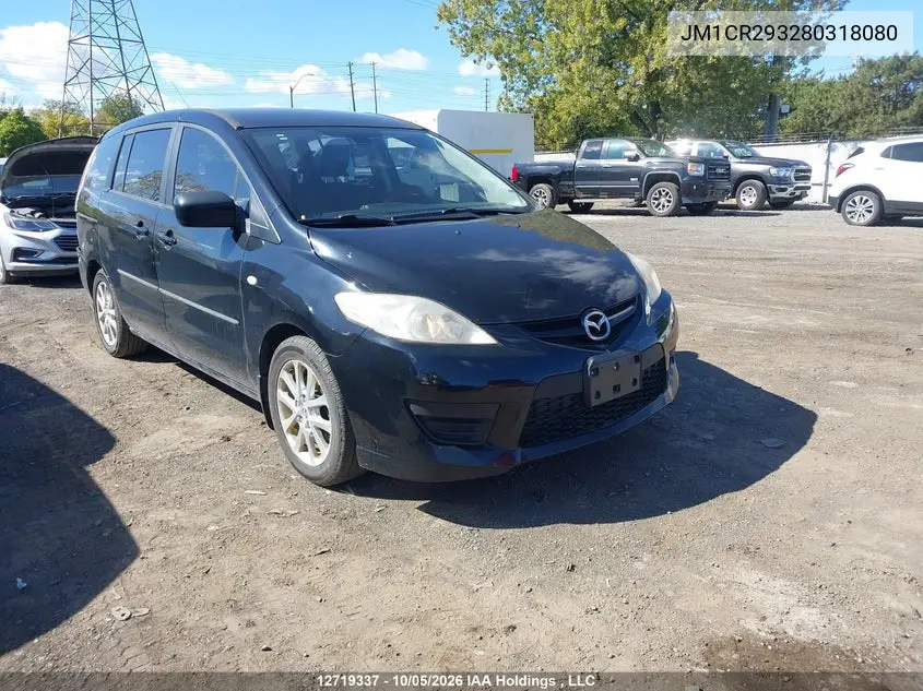 MAZDA 5 2008, VIN JM1CR293280318080