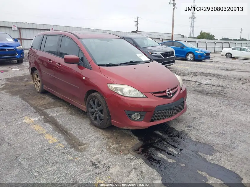 MAZDA 5 2008, VIN JM1CR293080320913