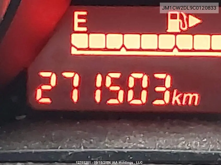 2012 MAZDA 5 VIN JM1CW2DL9C0120833 — фото 15