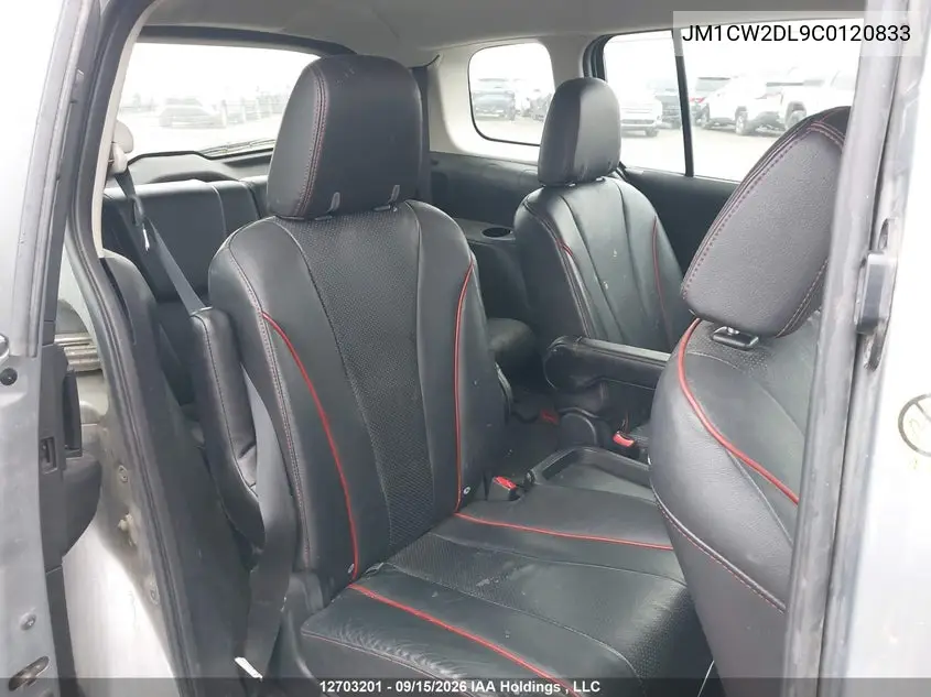 2012 MAZDA 5 VIN JM1CW2DL9C0120833 — фото 8