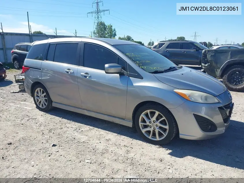 MAZDA 5 2012, VIN JM1CW2DL8C0123061