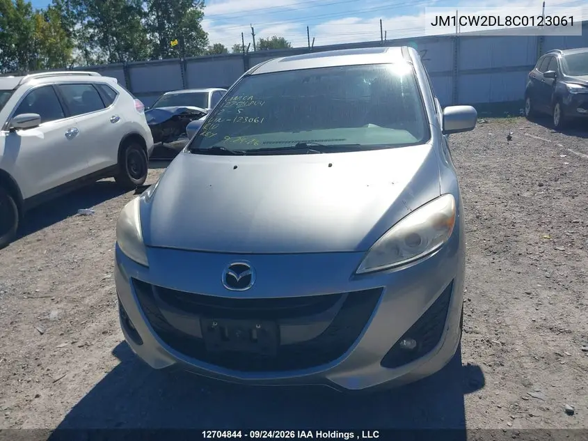 2012 MAZDA 5 VIN JM1CW2DL8C0123061 — фото 12