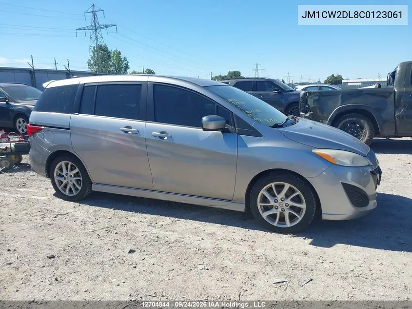 2012 MAZDA 5 VIN JM1CW2DL8C0123061 — фото 13