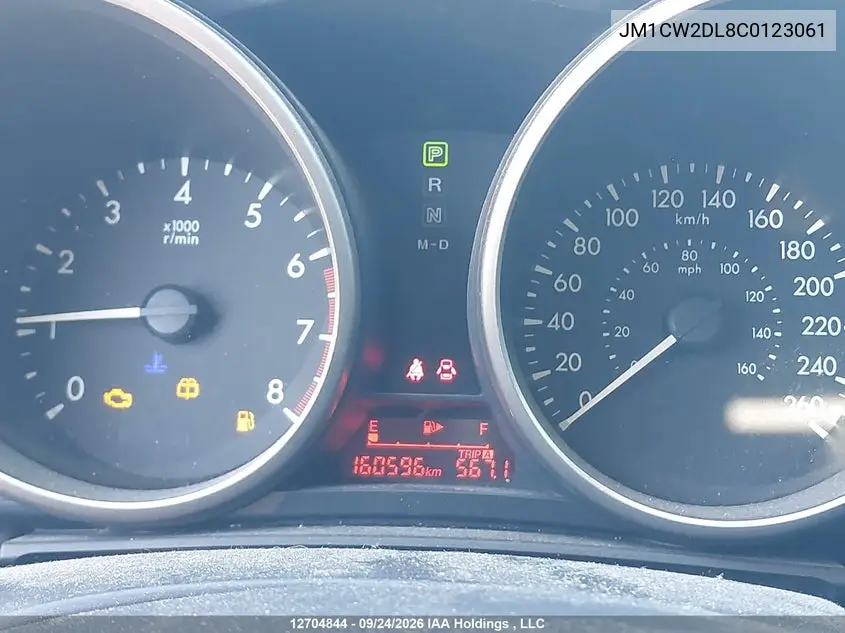 2012 MAZDA 5 VIN JM1CW2DL8C0123061 — фото 15