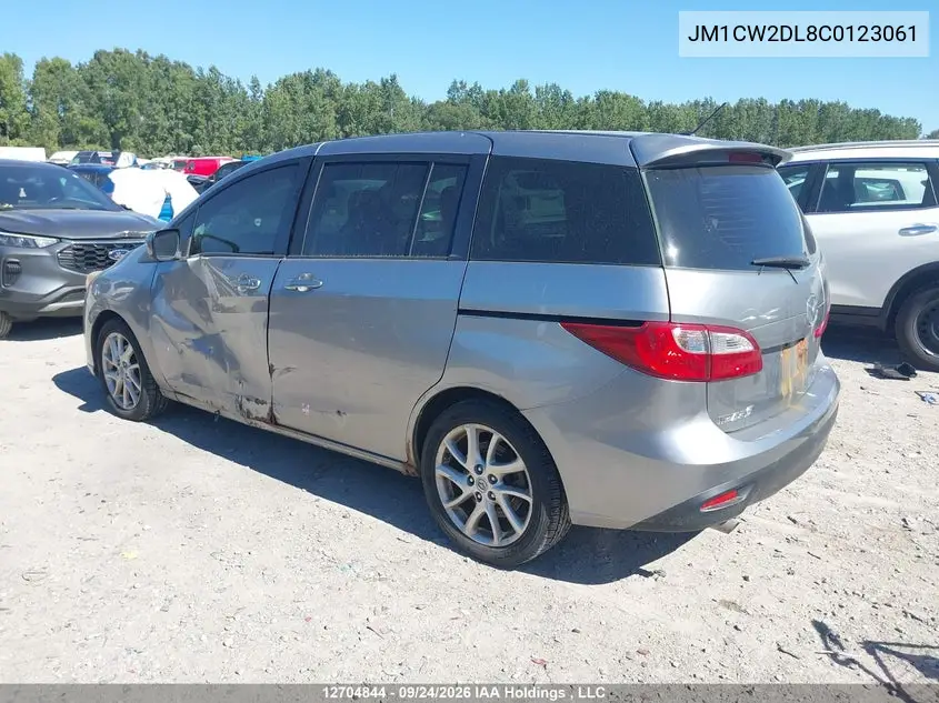 2012 MAZDA 5 VIN JM1CW2DL8C0123061 — фото 3