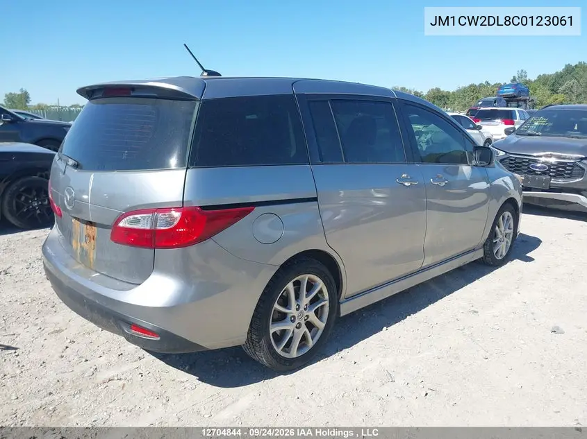 2012 MAZDA 5 VIN JM1CW2DL8C0123061 — фото 4