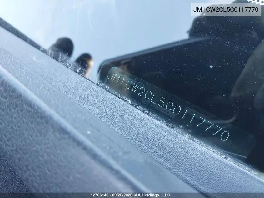 2012 MAZDA 5 VIN JM1CW2CL5C0117770 — фото 19