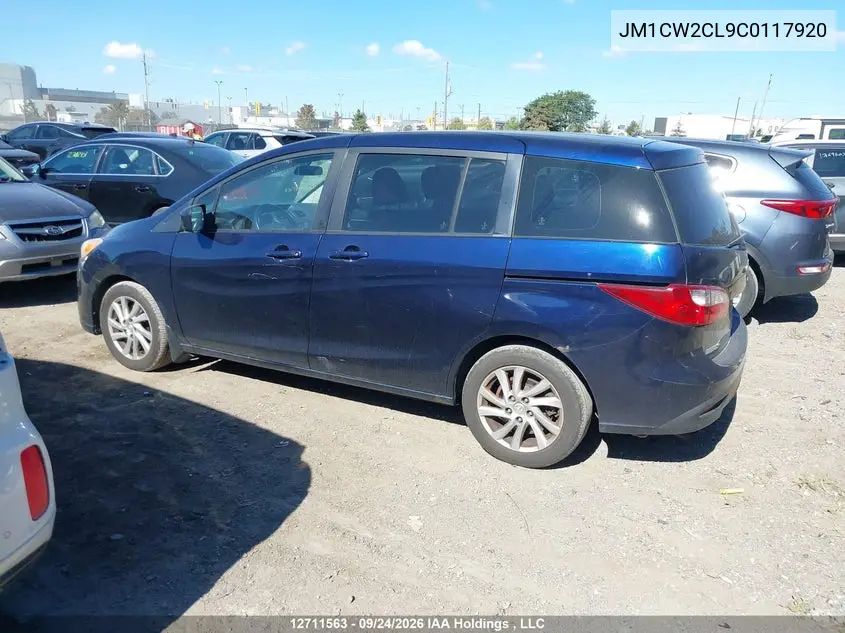 2012 MAZDA 5 VIN JM1CW2CL9C0117920 — фото 14