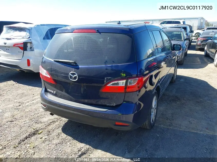 2012 MAZDA 5 VIN JM1CW2CL9C0117920 — фото 4