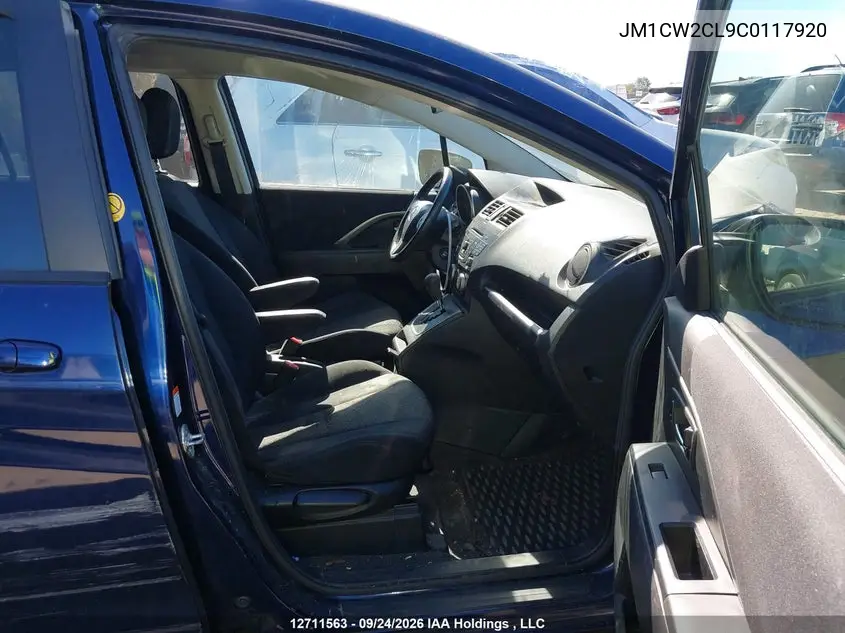 2012 MAZDA 5 VIN JM1CW2CL9C0117920 — фото 5