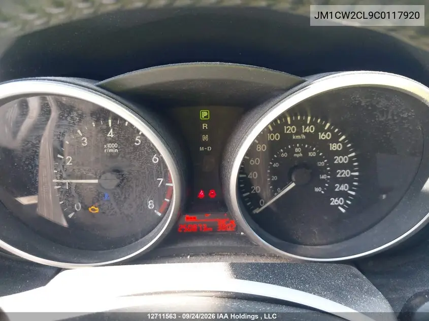 2012 MAZDA 5 VIN JM1CW2CL9C0117920 — фото 7