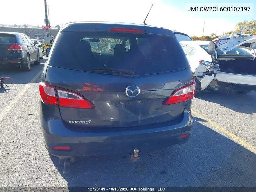 2012 MAZDA 5 VIN JM1CW2CL6C0107197 — фото 16