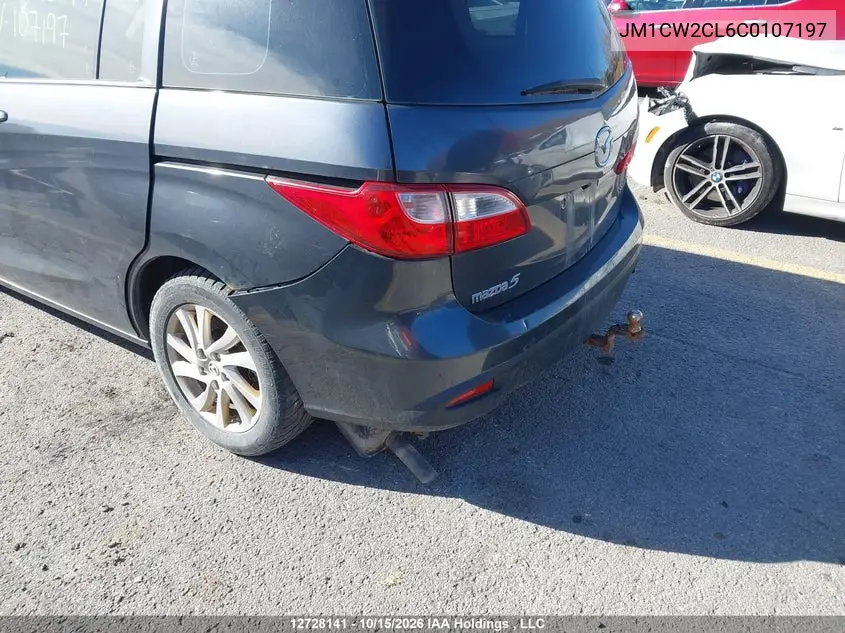 2012 MAZDA 5 VIN JM1CW2CL6C0107197 — фото 21
