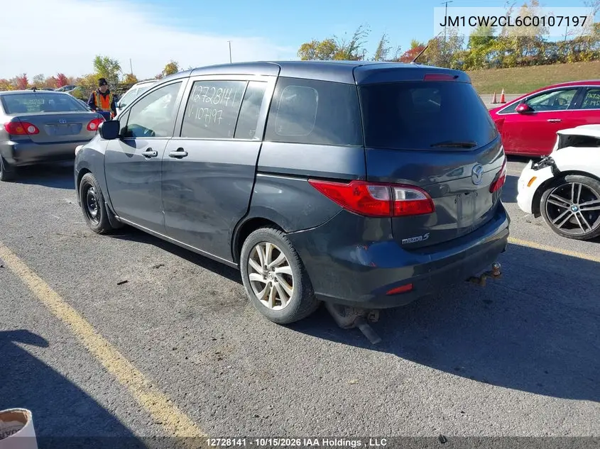 2012 MAZDA 5 VIN JM1CW2CL6C0107197 — фото 3