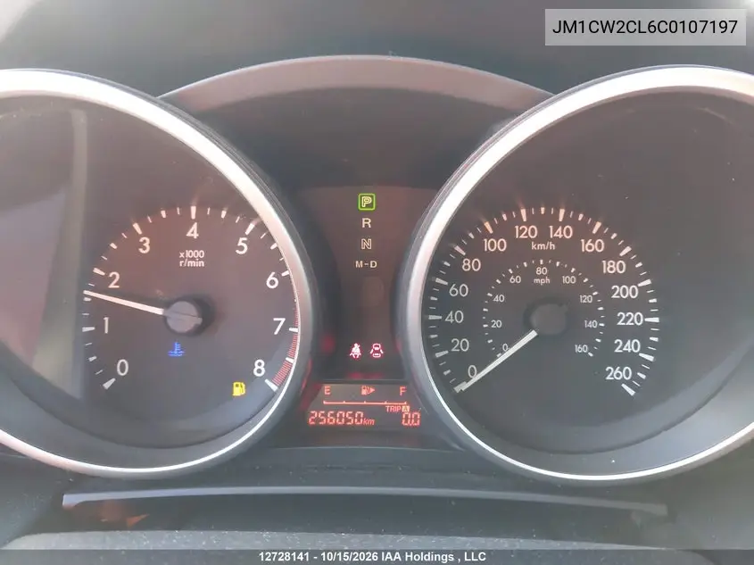 2012 MAZDA 5 VIN JM1CW2CL6C0107197 — фото 7