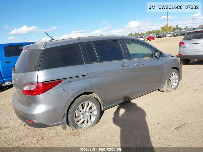 2012 MAZDA 5 VIN JM1CW2CL6C0137302 — фото 4