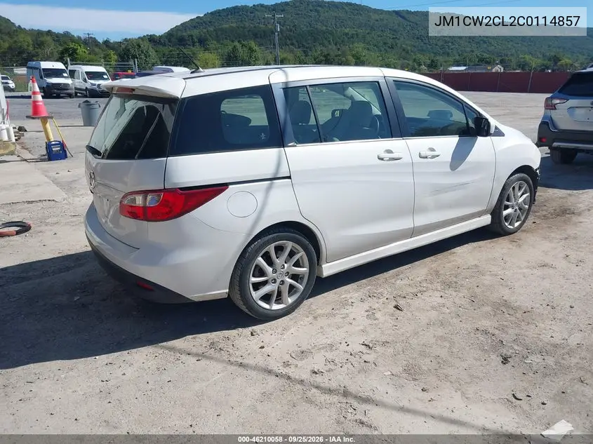2012 MAZDA 5 VIN JM1CW2CL2C0114857 — фото 4