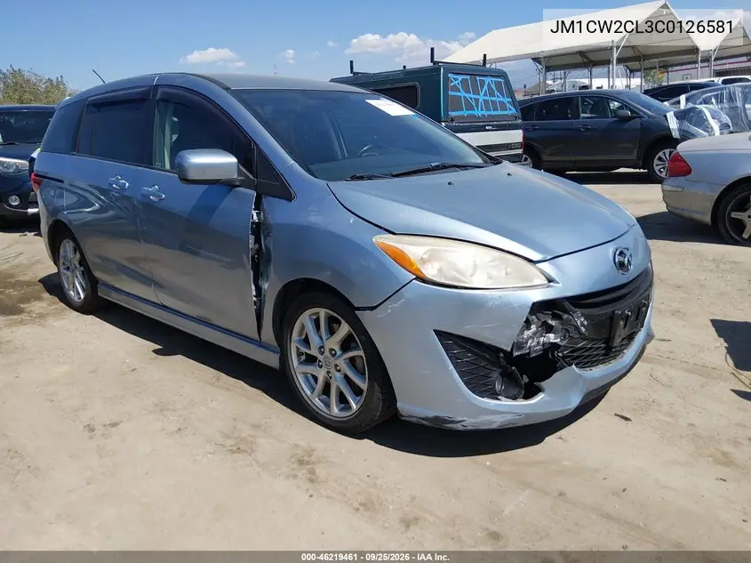 MAZDA 5 2012, VIN JM1CW2CL3C0126581