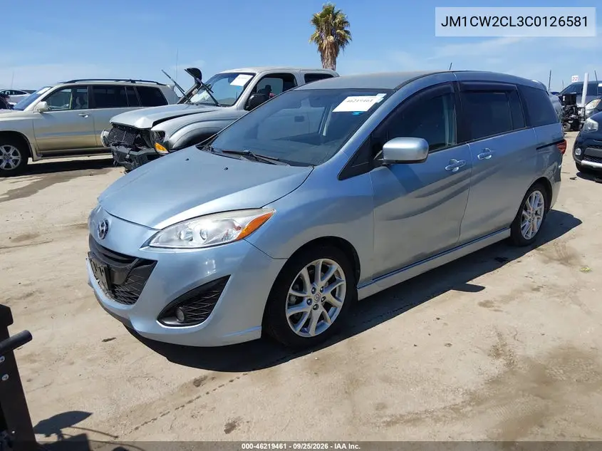 2012 MAZDA 5 VIN JM1CW2CL3C0126581 — фото 2