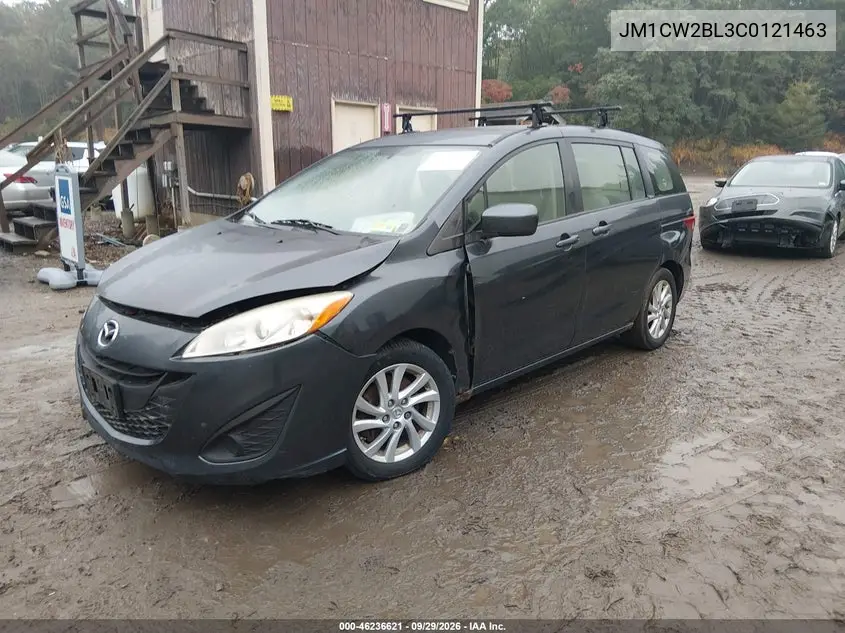 2012 MAZDA 5 VIN JM1CW2BL3C0121463 — фото 2