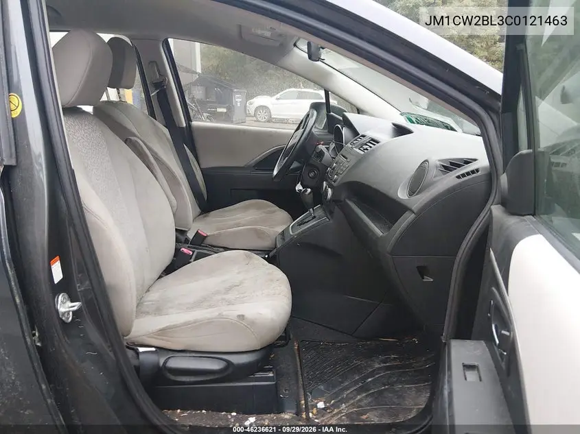 2012 MAZDA 5 VIN JM1CW2BL3C0121463 — фото 5