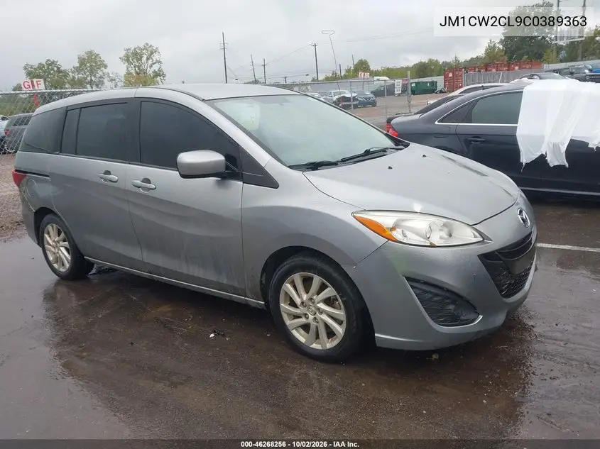MAZDA 5 2012, VIN JM1CW2CL9C0389363