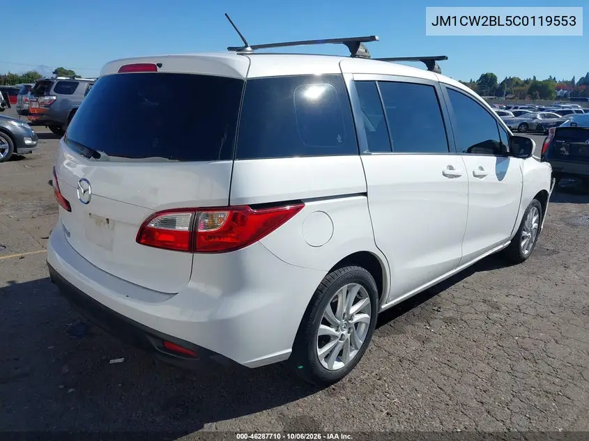 2012 MAZDA 5 VIN JM1CW2BL5C0119553 — фото 4