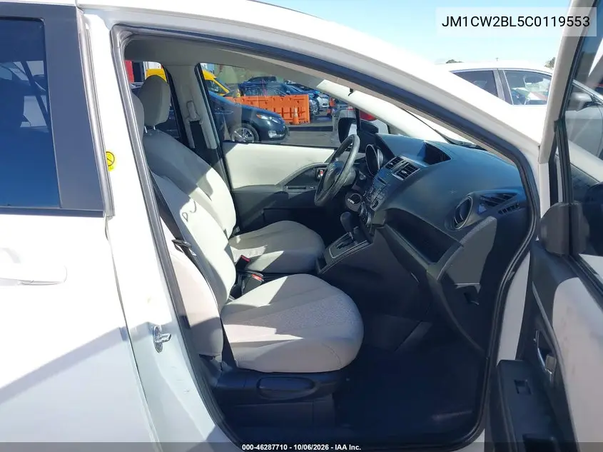 2012 MAZDA 5 VIN JM1CW2BL5C0119553 — фото 5