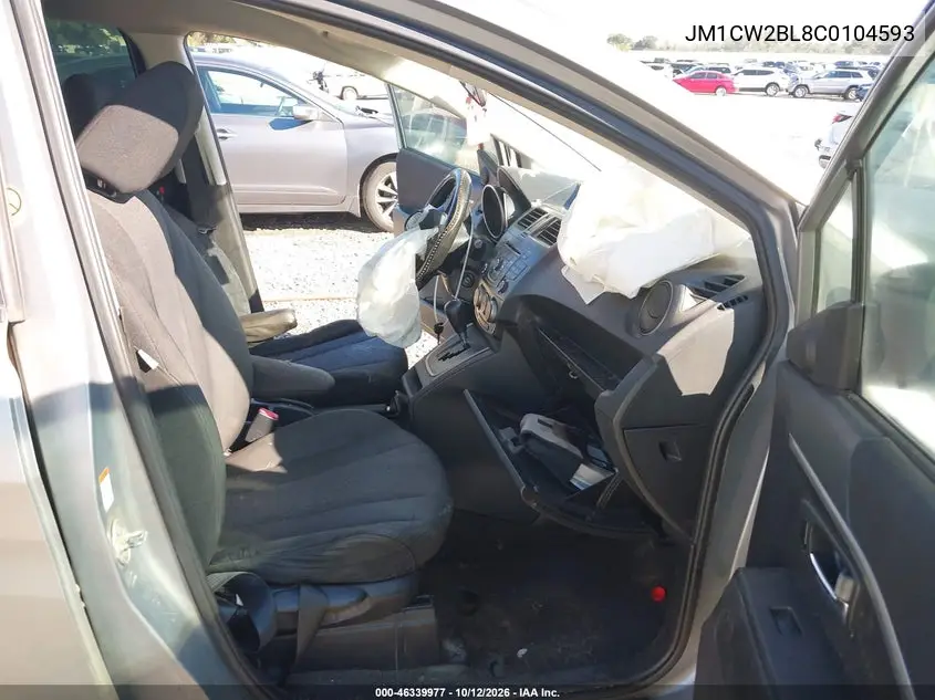 2012 MAZDA 5 VIN JM1CW2BL8C0104593 — фото 5