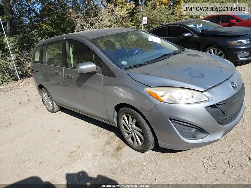 MAZDA 5 2012, VIN JM1CW2BL6C0137883