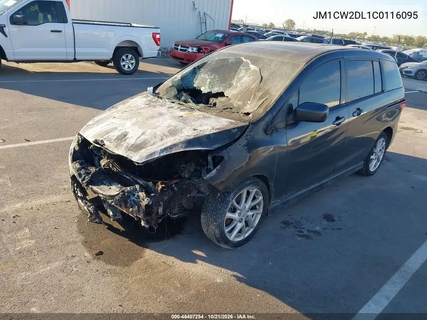 2012 MAZDA 5 VIN JM1CW2DL1C0116095 — фото 2