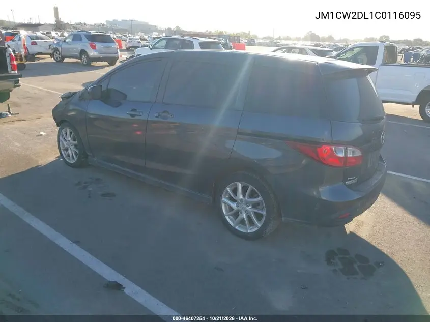 2012 MAZDA 5 VIN JM1CW2DL1C0116095 — фото 3