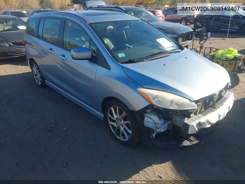 MAZDA 5 2012, VIN JM1CW2DL3C0142407