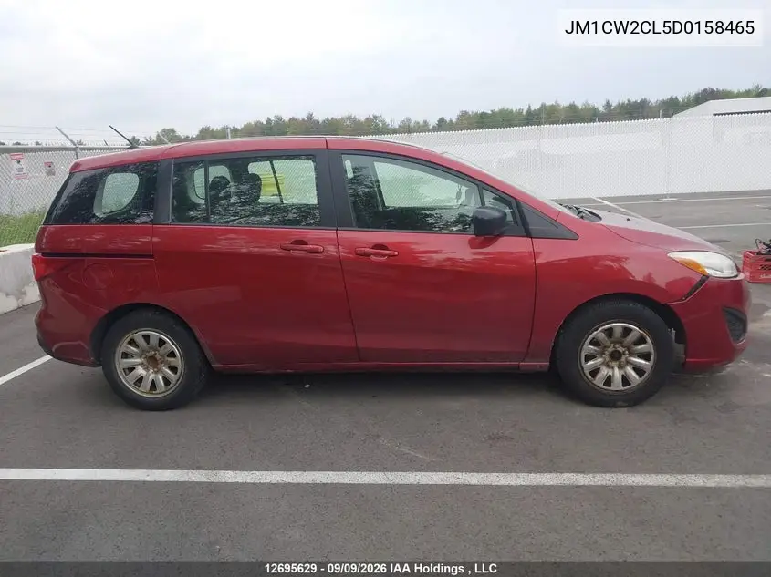 2013 MAZDA 5 VIN JM1CW2CL5D0158465 — фото 12