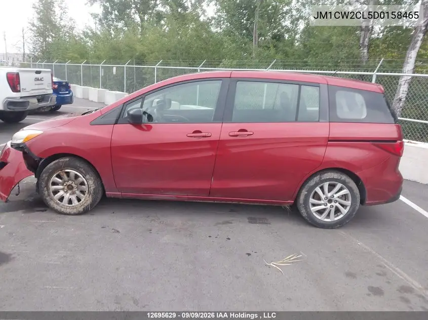 2013 MAZDA 5 VIN JM1CW2CL5D0158465 — фото 13