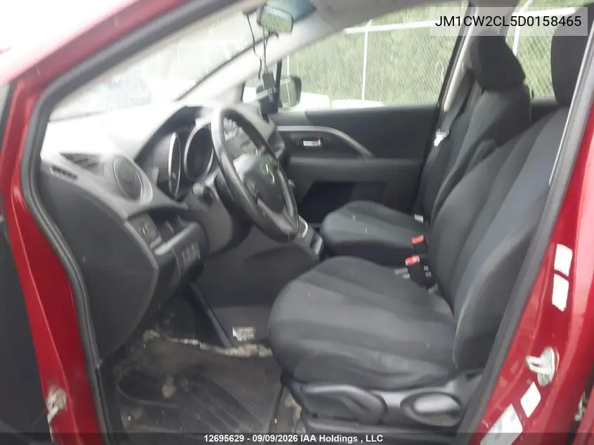 2013 MAZDA 5 VIN JM1CW2CL5D0158465 — фото 16