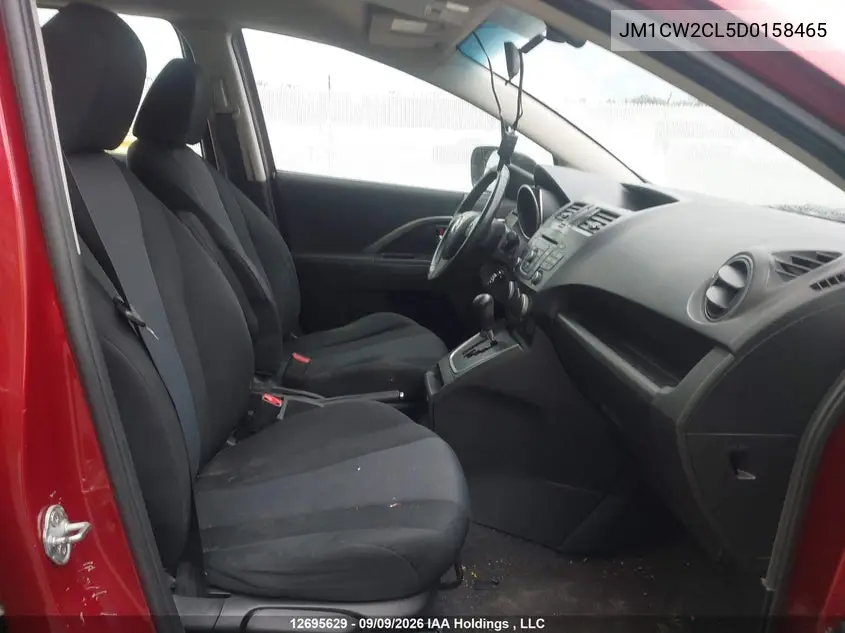2013 MAZDA 5 VIN JM1CW2CL5D0158465 — фото 5