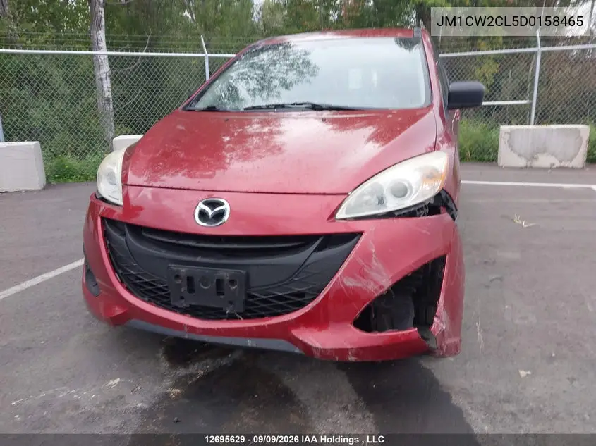 2013 MAZDA 5 VIN JM1CW2CL5D0158465 — фото 6