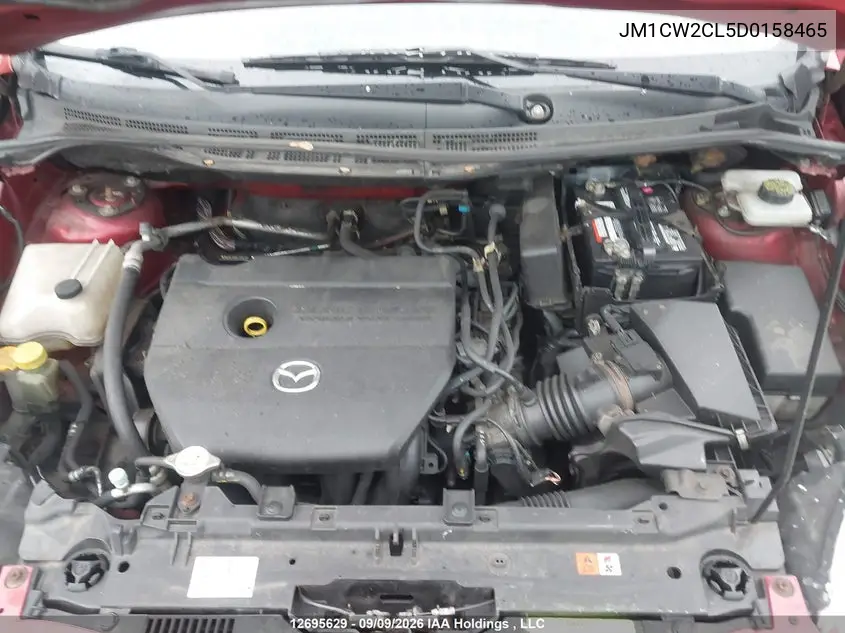 2013 MAZDA 5 VIN JM1CW2CL5D0158465 — фото 9