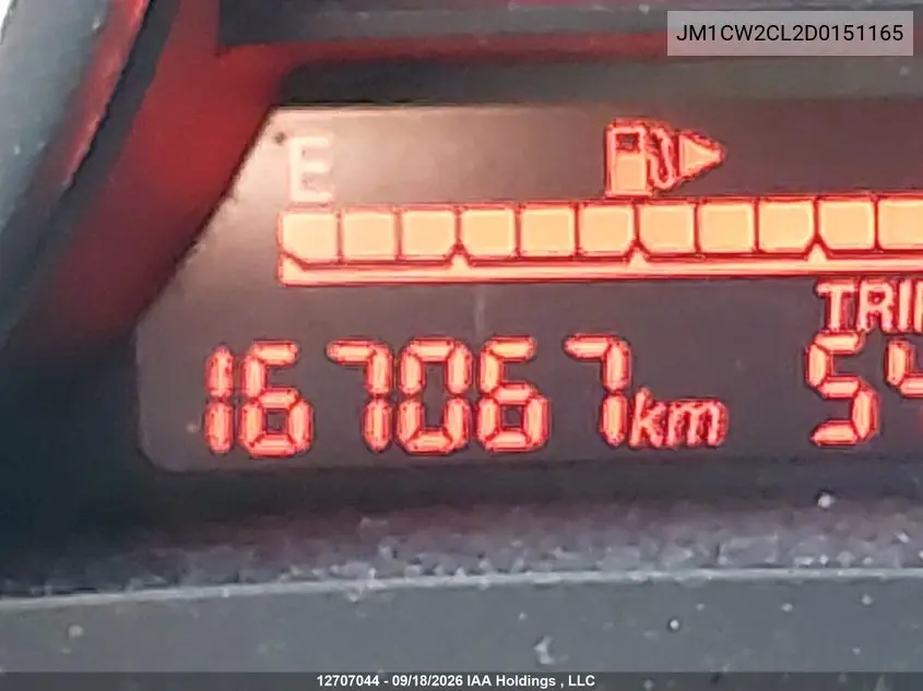 2013 MAZDA 5 VIN JM1CW2CL2D0151165 — фото 15