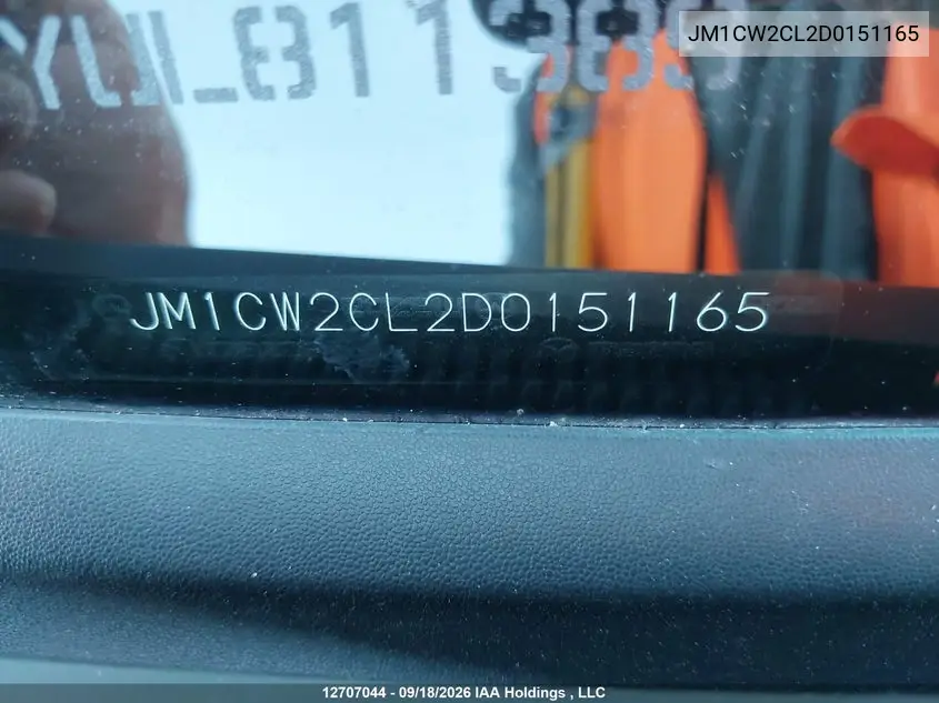 2013 MAZDA 5 VIN JM1CW2CL2D0151165 — фото 19
