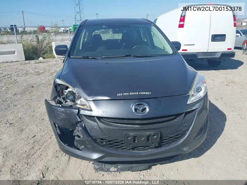 2013 MAZDA 5 VIN JM1CW2CL7D0153378 — фото 12